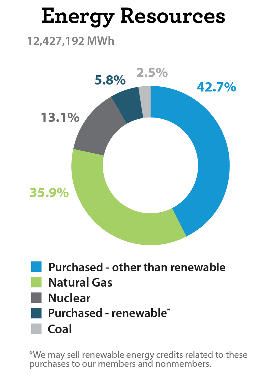 Power Supply Mix as of 2023