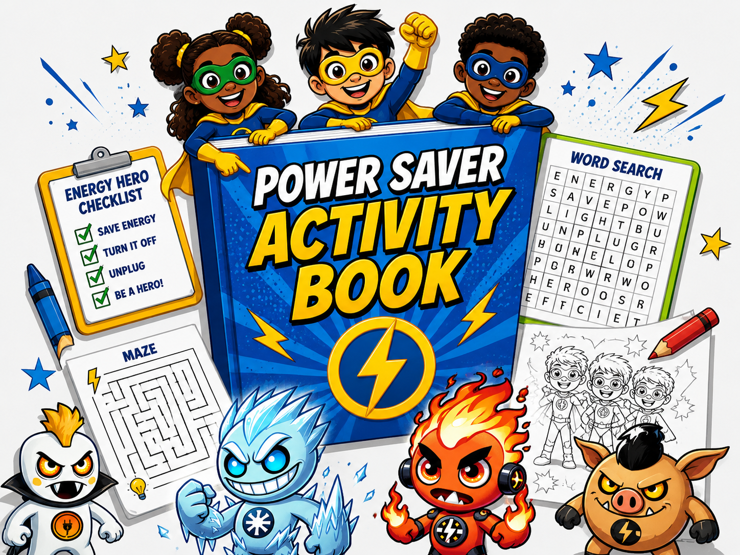 Energy Hero Activity Book
