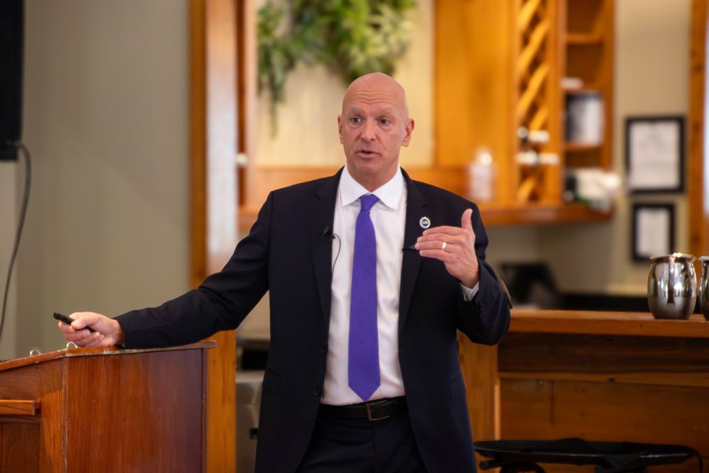 President and CEO John Hewa