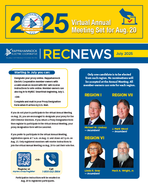 July 2025 Bill Insert Cover