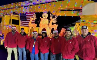 REC group at Madison Christmas Parade